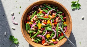 Easy Three Bean Salad: Your Ultimate Summer Side! Easy Three Bean Salad: Your Ultimate Summer Side!