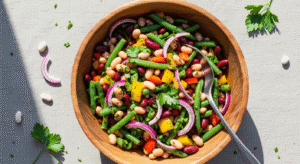 Easy Three Bean Salad: Your Ultimate Summer Side! Easy Three Bean Salad: Your Ultimate Summer Side!