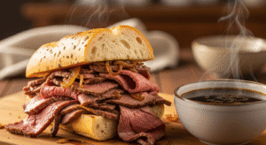 Slow Cooker French Dip - Easy Comfort Sandwich Recipe Slow Cooker French Dip – Easy Comfort Sandwich Recipe