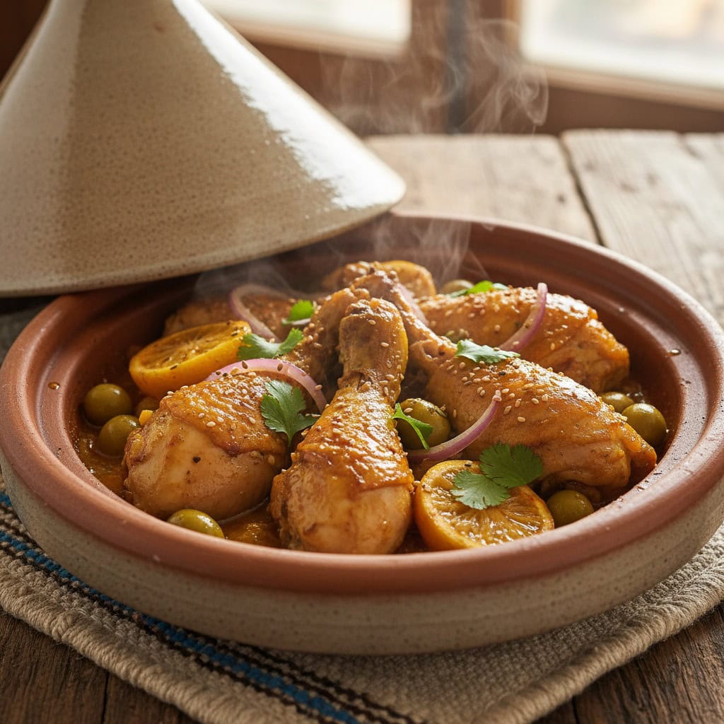 Easy Moroccan chicken tagine