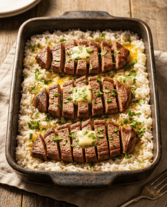 Stick of Butter Steak and Rice: Easy One-Pan Dinner | by Tyla Stick of Butter Steak and Rice: Easy One-Pan Dinner | by Tyla