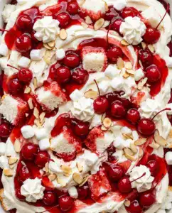 Cherries in the Snow With Creamy No-Bake Layers Cherries in the Snow With Creamy No-Bake Layers