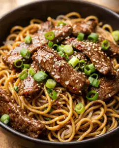 Mongolian Beef Noodles With Savory Soy Garlic Sauce Mongolian Beef Noodles With Savory Soy Garlic Sauce