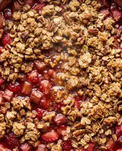 Rhubarb Crumble With Golden Oat Topping — 40 Min