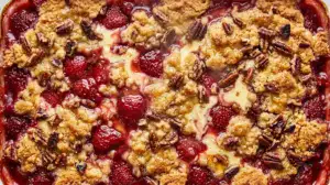 Strawberry Cheesecake Dump Cake with Creamy Layers Strawberry Cheesecake Dump Cake with Creamy Layers