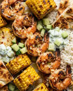 Grilled Shrimp Skewers With Garlic Butter (Easy) Grilled Shrimp Skewers With Garlic Butter (Easy)