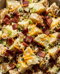 Loaded Baked Potato Salad With Bacon and Ranch Loaded Baked Potato Salad With Bacon and Ranch