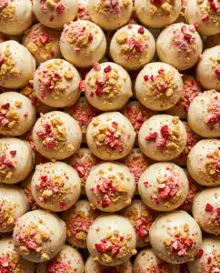 Strawberry Shortcake Truffles — No Bake & Easy Strawberry Shortcake Truffles — No Bake & Easy