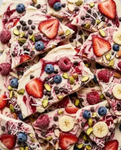 Frozen Yogurt Bark: A Healthy Snack in Minutes Frozen Yogurt Bark: A Healthy Snack in Minutes