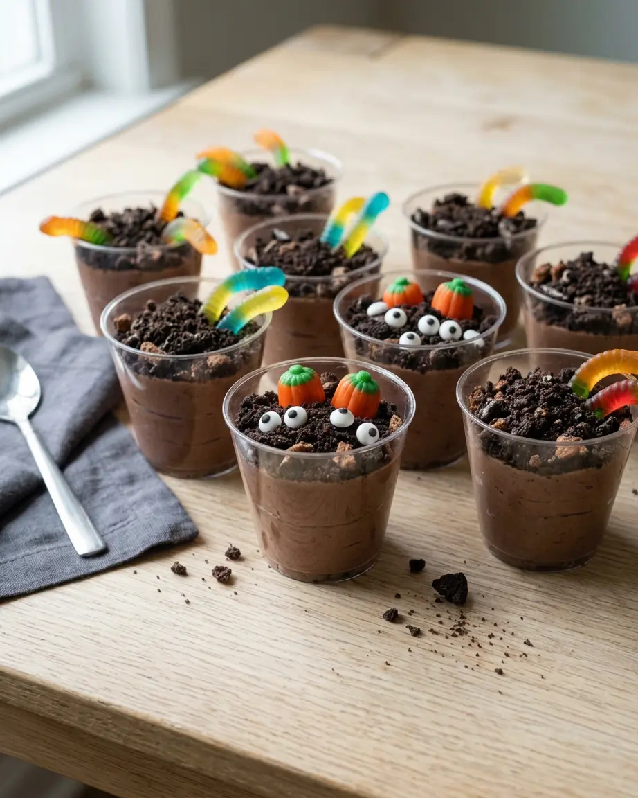 Halloween Dirt Cups That Make Spooky Treats Fun Halloween Dirt Cups