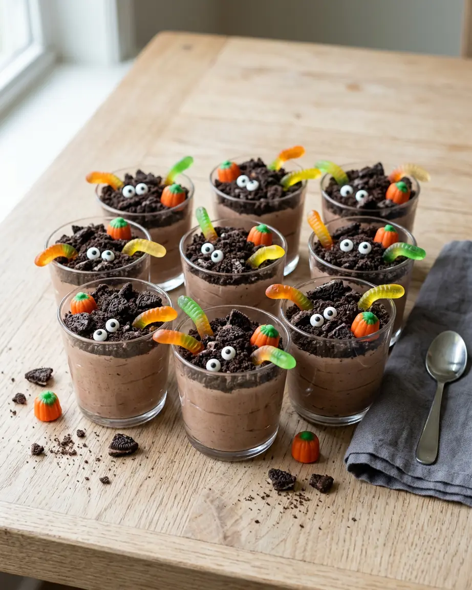 Halloween Dirt Cups That Make Spooky Treats Fun Halloween Dirt Cups