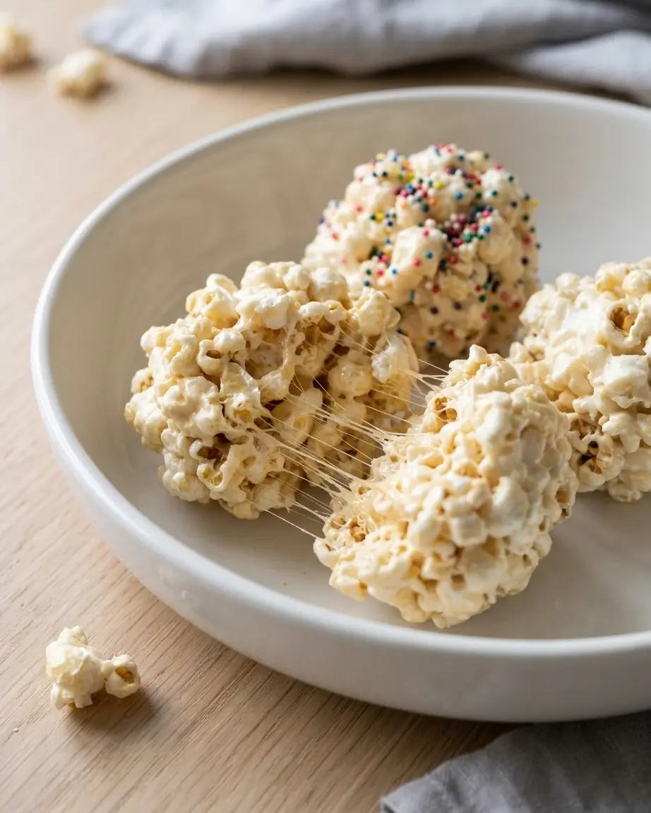 Popcorn Balls With Marshmallow For Halloween Fun Marshmallow Popcorn Balls