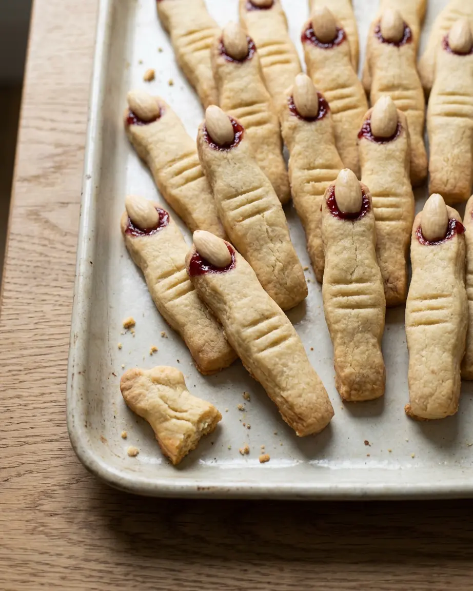 Witch Finger Cookies With Spooky, Almond-Topped Details Witch Finger Cookies